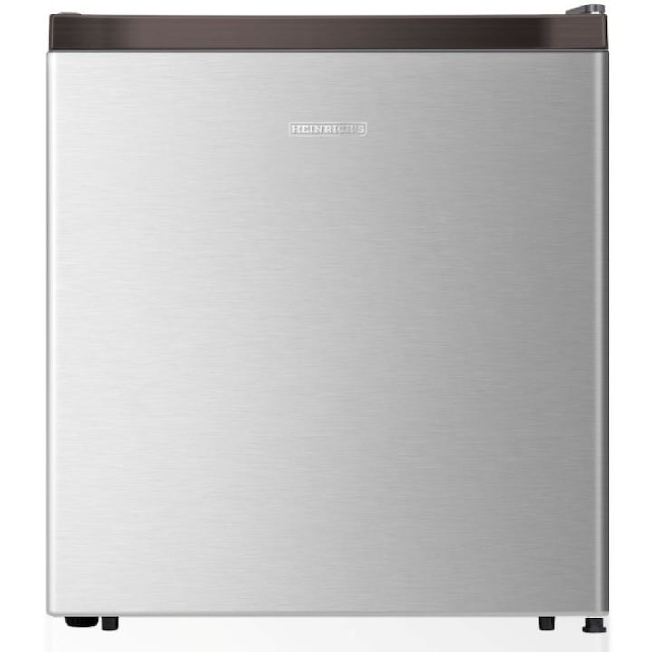 Frigider HEINRICH'S HKB 4188 SI, 45L, argintiu, 0-8°C, 39dB, 48x44x50cm