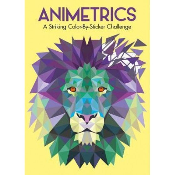 Animetrics: A Striking Color-By-Sticker Challenge, Richard Merritt (Illustrator)