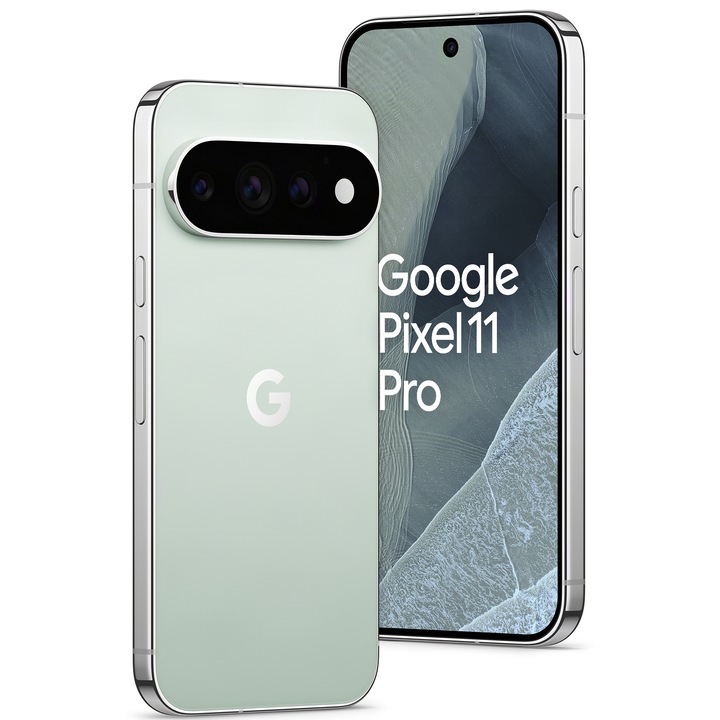 Google Pixel 11 Pro Mobiltelefon, 512GB, 16 GB RAM, 5G, Köd