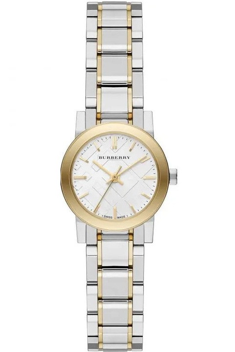 Дамски часовник Burberry The City BU9217, INOX, Сребрист / Розово злато