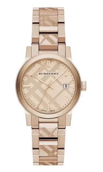 Дамски часовник Burberry The City BU9146, INOX, Розово злато