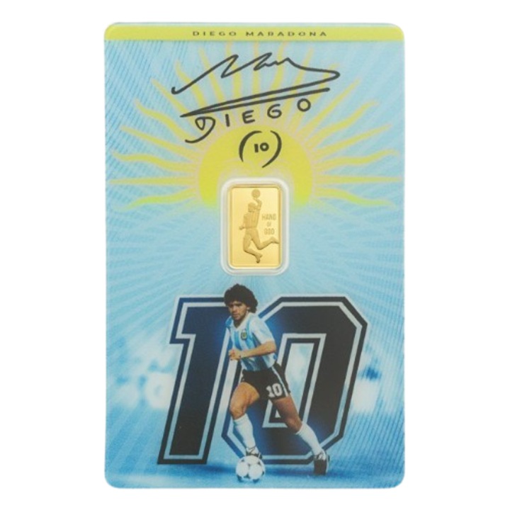 1 gr. Lingou de aur PAMP - Diego Maradona 2026
