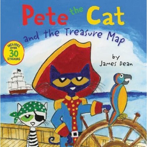 Pete the Cat and the Treasure Map, James Dean (Author)