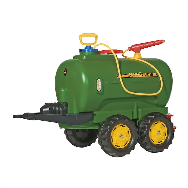 Ремарке цистерна Rolly Toys John Deere, Зелен