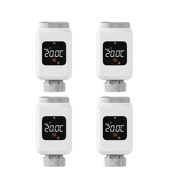Wi-Fi radiátor termosztát készlet 4 db műanyag 59.7x95.3x59.7mm
