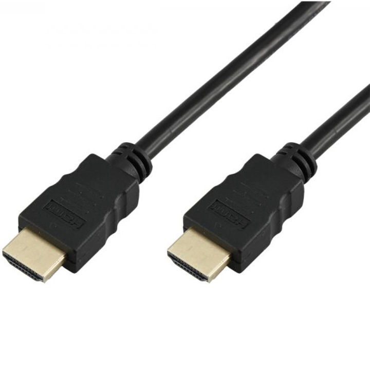 Кабел SBOX HDMI 2.0, HDMI-2010, Мъжко - мъжко, 4K, 10 метра, Черен