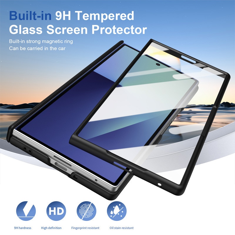 Husa pentru Samsung Galaxy Z Fold8 Ultra, Infinity Mag Case, Protectie ecran, MagSafe, Negru