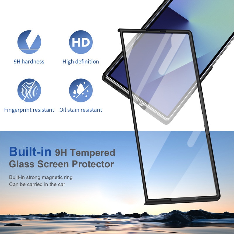 Husa pentru Samsung Galaxy Z Fold8 Ultra, Infinity Mag Case, Protectie ecran, MagSafe, Negru