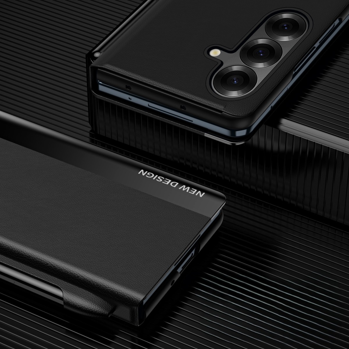 Husa Flip pentru Samsung Galaxy Z Fold8 Ultra, S Pen inclus, Protectie Completa, Negru