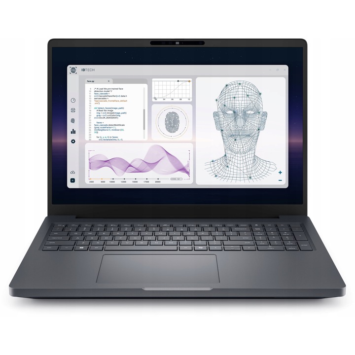 Laptop Dell Pro Max 18 Plus, Ultra 7 265HX, 64GB, 1TB, RTX PRO 3000, QHD+, 18inch