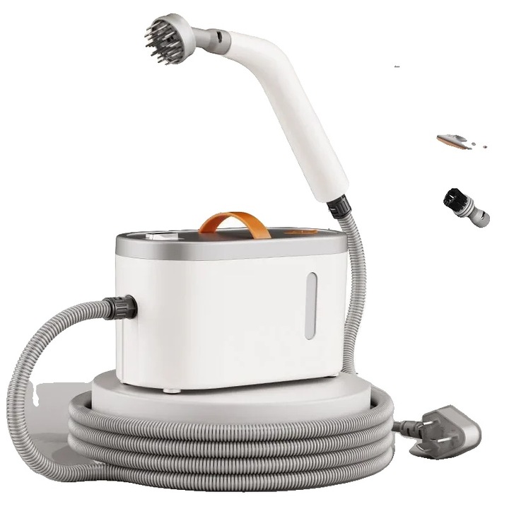 Aparat de curatat cu abur portabil 1200W alb