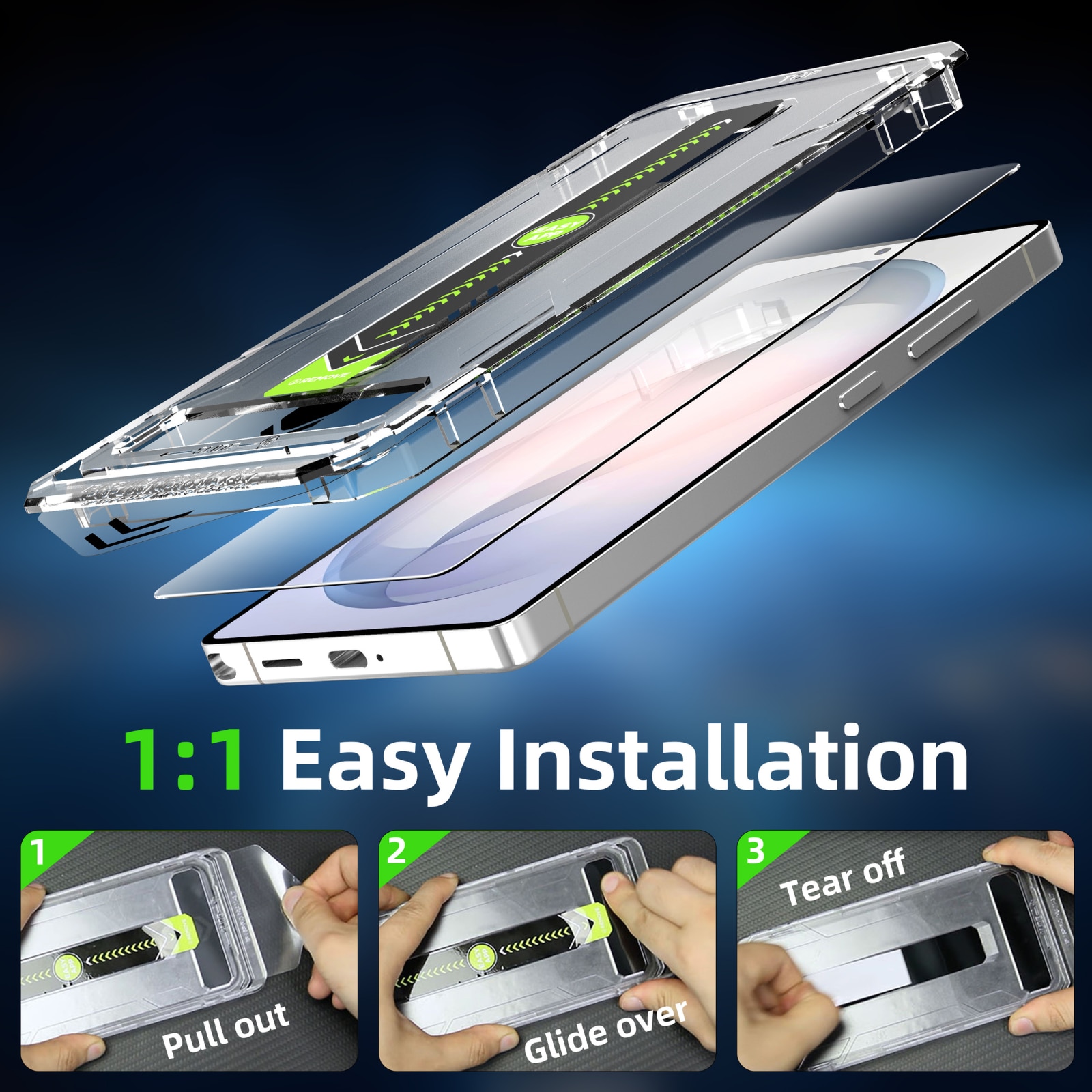 Kit Folie Sticla Privacy, Titan Dust Removal Easy App pentru Samsung Galaxy S26 Ultra