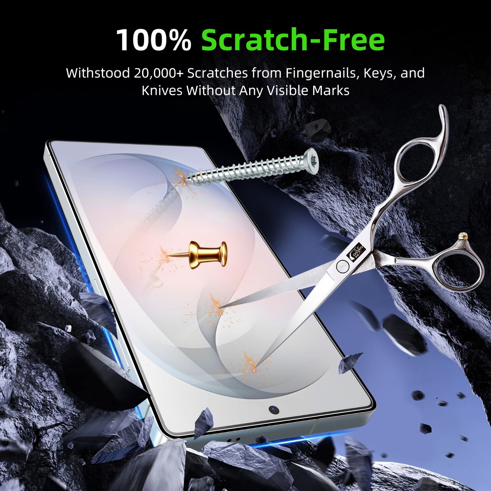 Kit Folie Sticla Privacy, Titan Dust Removal Easy App pentru Samsung Galaxy S26 Ultra