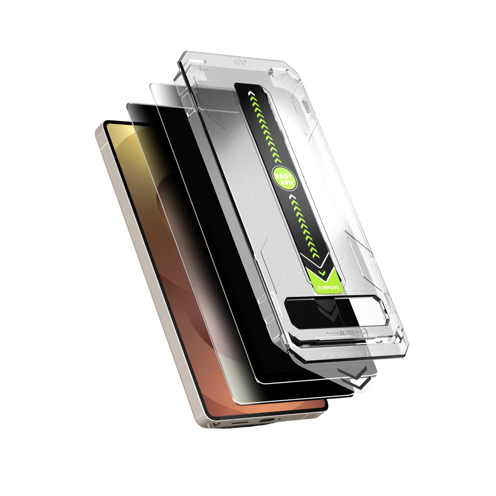 Kit Folie Sticla Privacy, Titan Dust Removal Easy App pentru Samsung Galaxy S26 Ultra