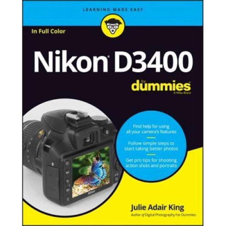 Nikon D3400 for Dummies, Julie Adair King (Author)