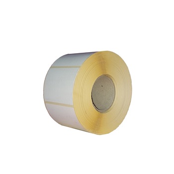 Etichete autoadezive termice 58x43 mm, in rola, albe, 1000buc/rola Etichete autoadezive termice 58x43 mm, in rola, albe, 1000buc/rola
