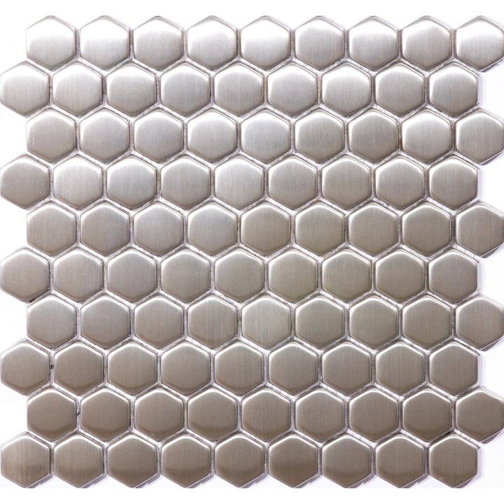 Mozaic inox Hexa 31.0x30.5 cm