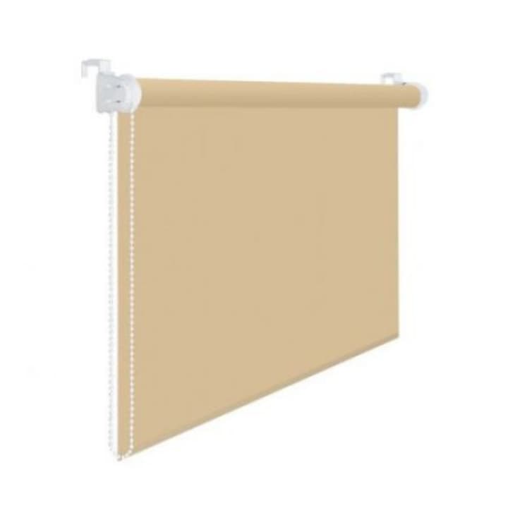Rulou textil Adriana 10003, cappuccino, Bendaluci, 89 cm x 150 cm,fara gaurirea tamplariei