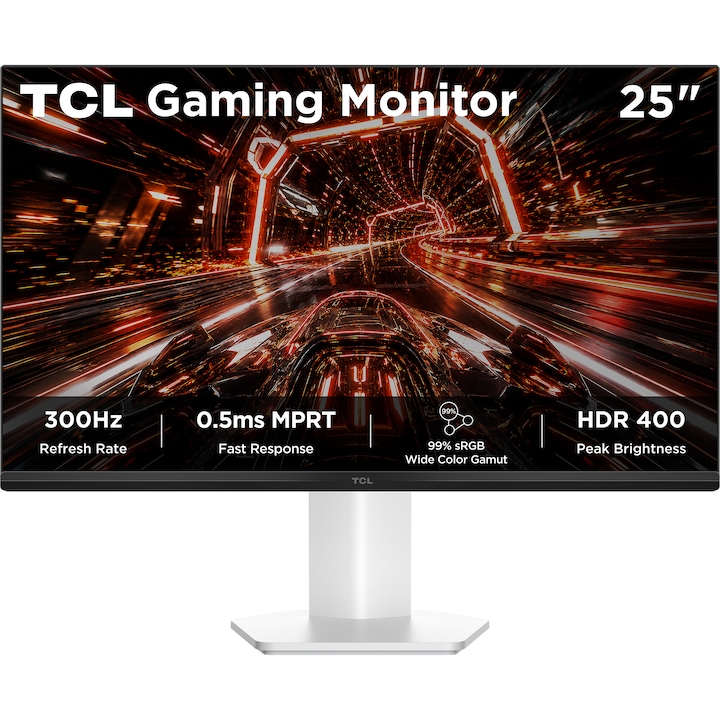 Monitor Gaming MSI MAG 255XF, 24.5", FHD (1920x1080), Rapid IPS, 300Hz, 0.5ms (GtG, Min.), AMD FreeSync™ Premium, HDR Ready, EyeCare, AI Vision, Smart Crosshair, DisplayPort 1.4a, HDMI™ 2.0b, VESA 100x100mm, Negru