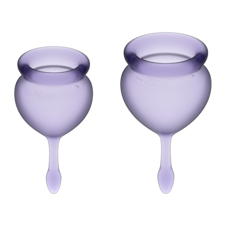 Set cupe menstruale Satisfyer 15ml 20ml silicon medical