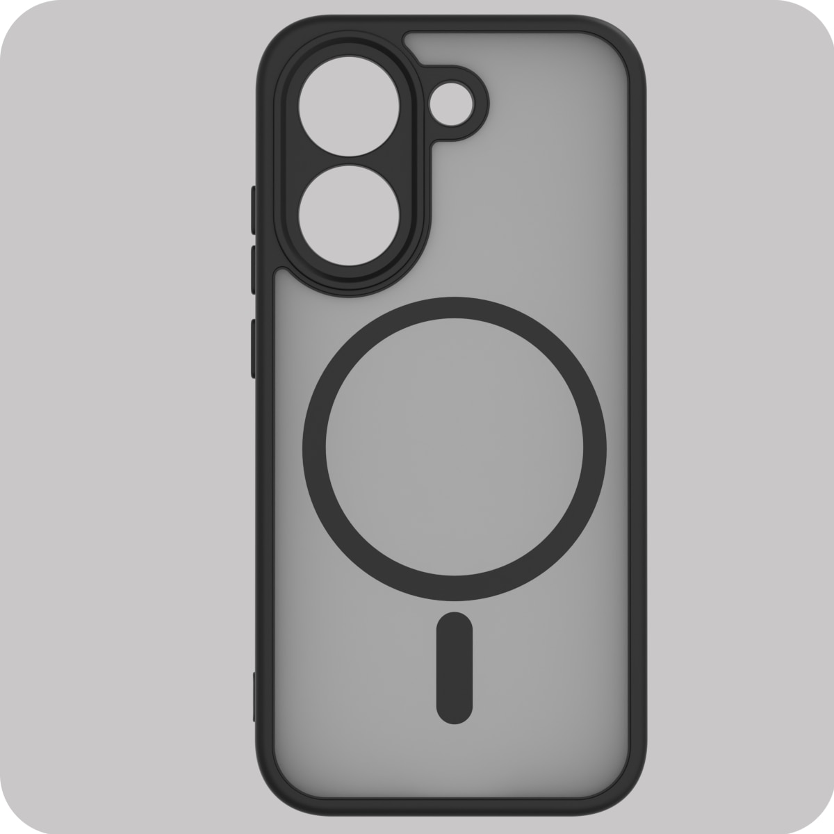 Husa telefon, Supero, compatibila MagSafe cu inel magnetic, include folie sticla securizata 9H, spate mat rezistent la amprente, protectie ridicata pentru camera, ultra-usoara, potrivita pentru Poco X8 Pro, negru