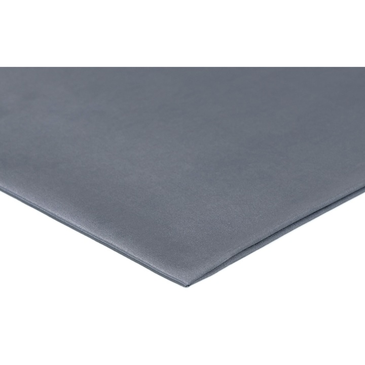Vékony szatén Lycra grafittal, 95% poliészter 5% elasztán, méretek 50cm x 150cm