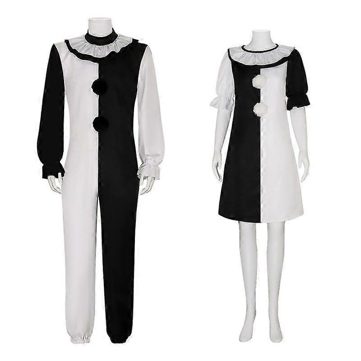 Costum carnaval Halloween, clown suflet, horror, femei, marime standard