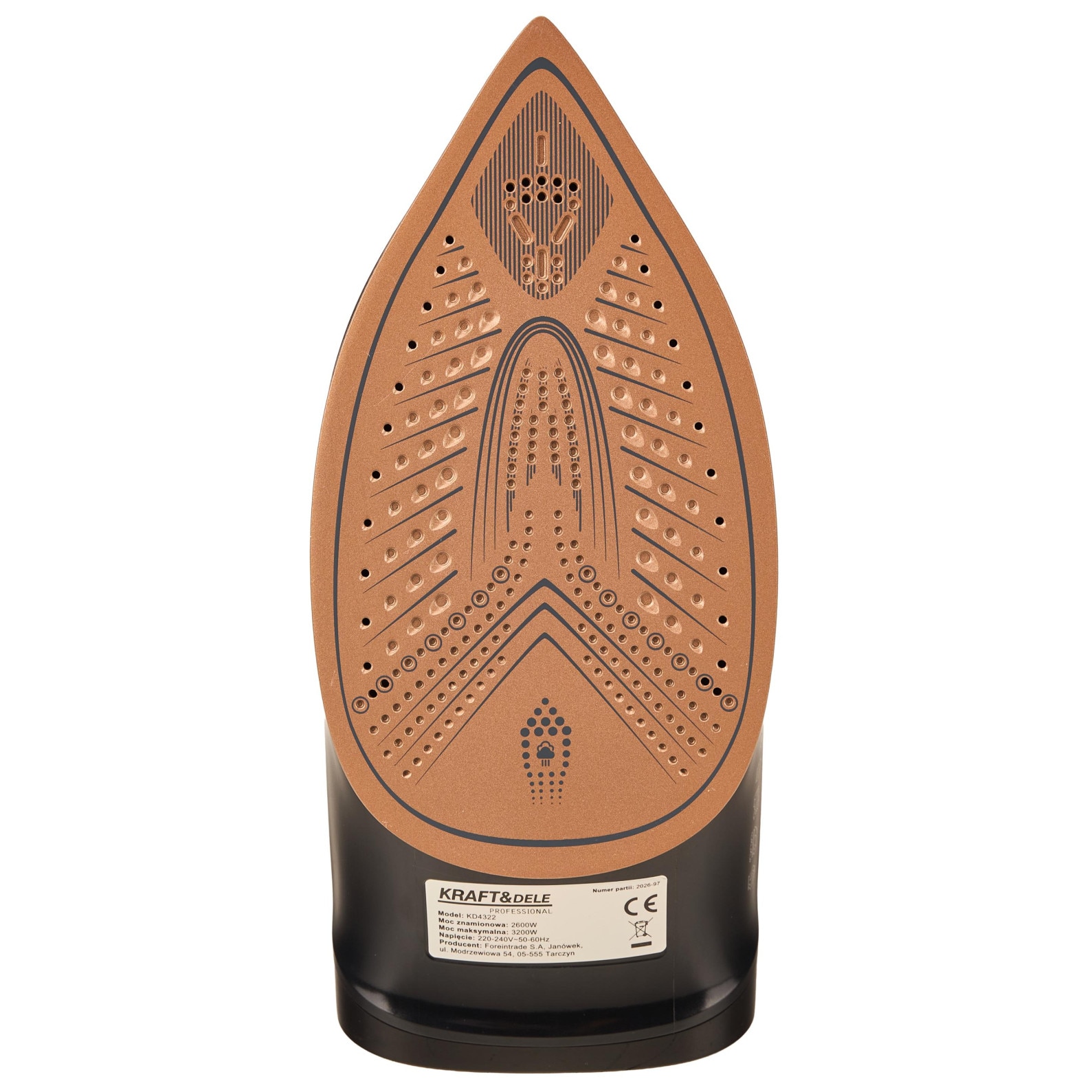 Fier de calcat cu abur 3200 W, rezervor 330 ml (KD4322)