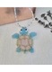 Colier handmade broasca testoasa – pandantiv din margele Toho, bijuterie de vara - Amma Design