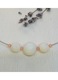 Colier handmade „White Harmony” cu roca vulcanica alba - Amma Design
