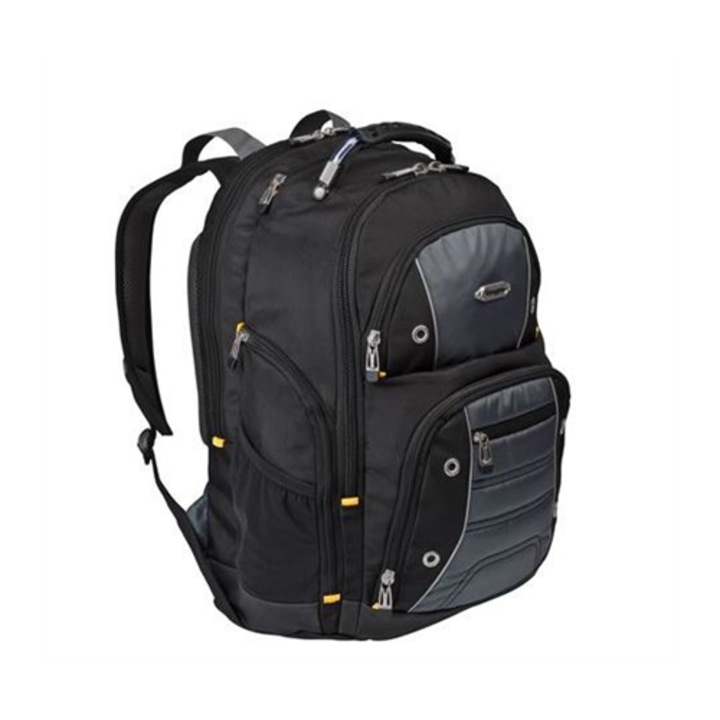 Rucsac Drifter, negru-gri, 15.6inch, cu curea pe umar