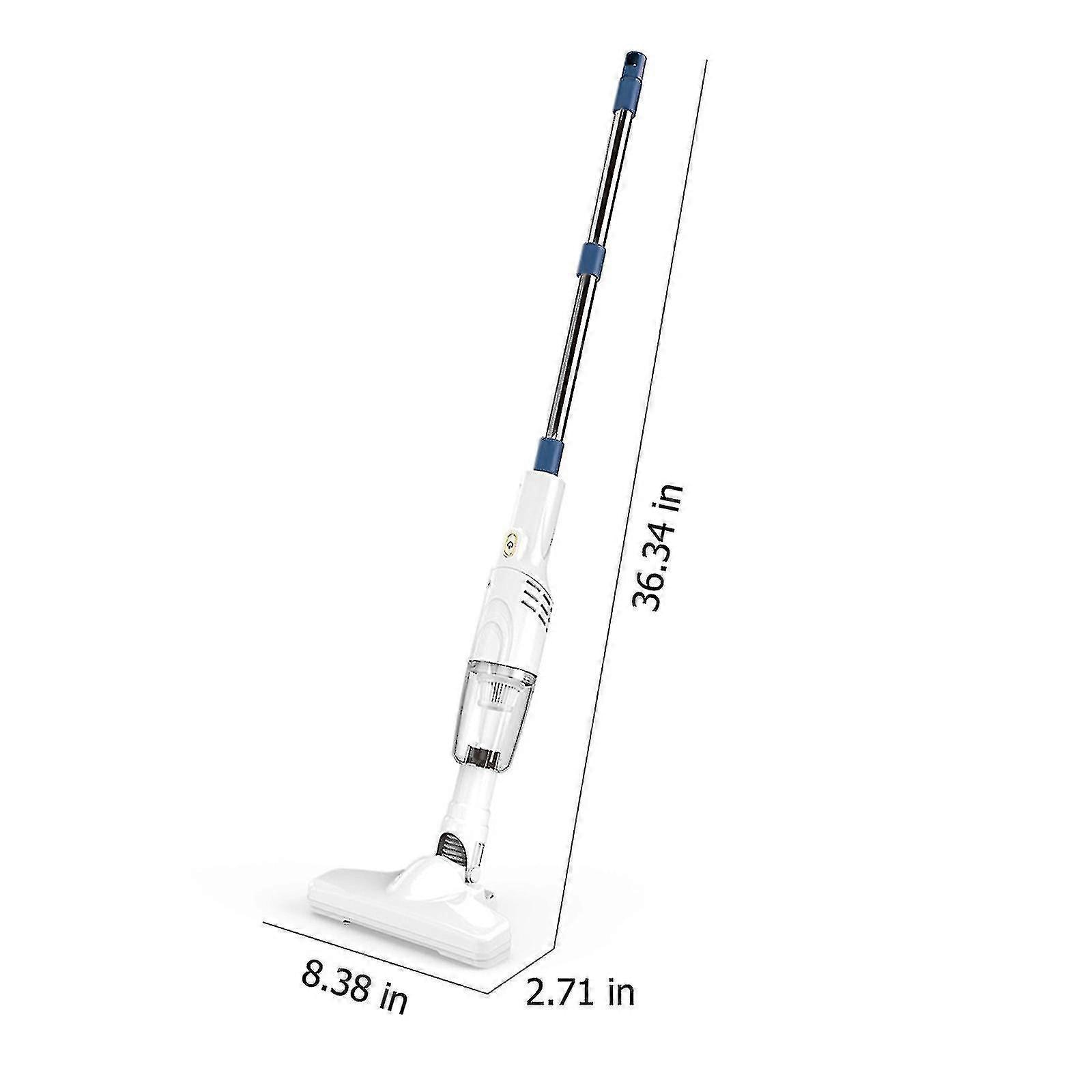 Aspirator vertical fara fir, 30 minute autonomie, alb, 92.3x21.3x6.9cm, set complet