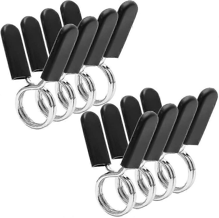 Set 8 cleme arc pentru gantere 25mm, rezistente, sigure
