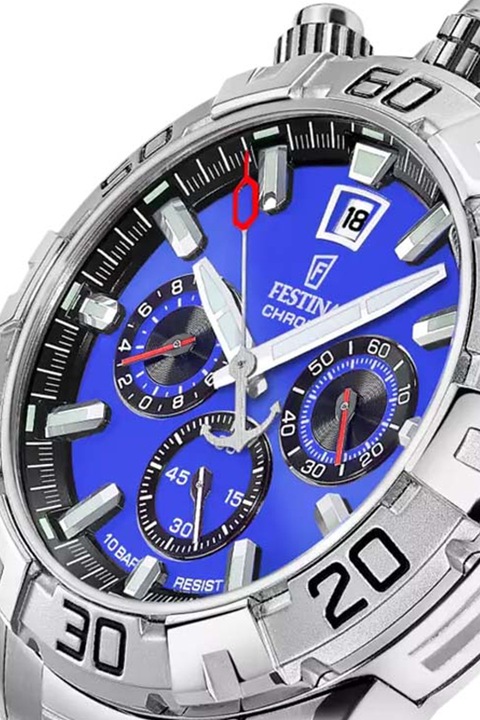 Festina, Часовник с хронограф, Светлосребрист