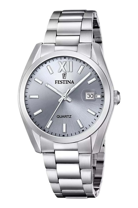 Festina, Часовник с лого на циферблата, Светлосребрист