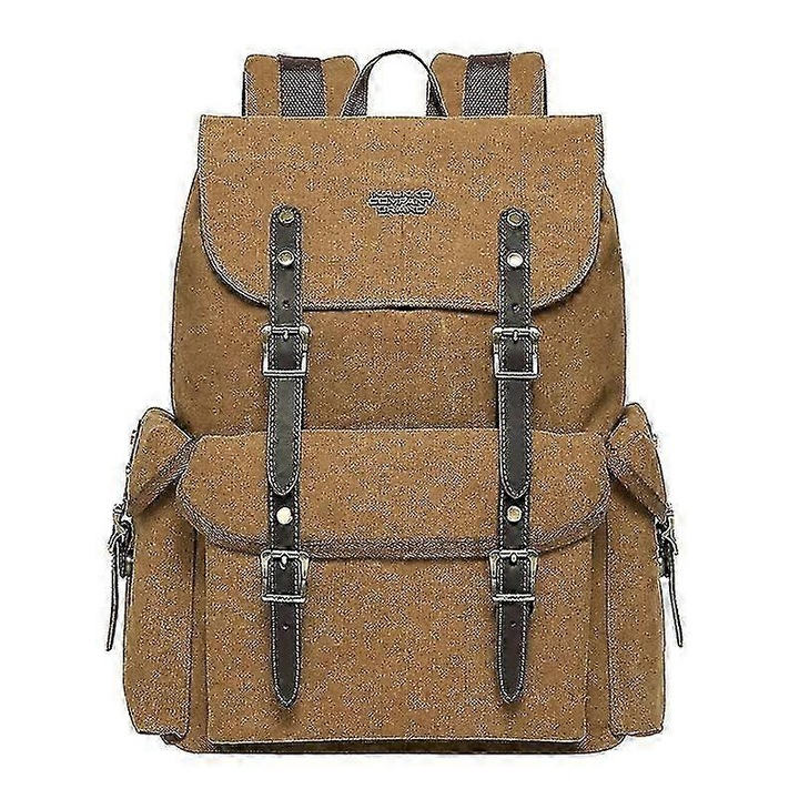 Rucsac laptop vintage poliester piele 31x18x44cm negru