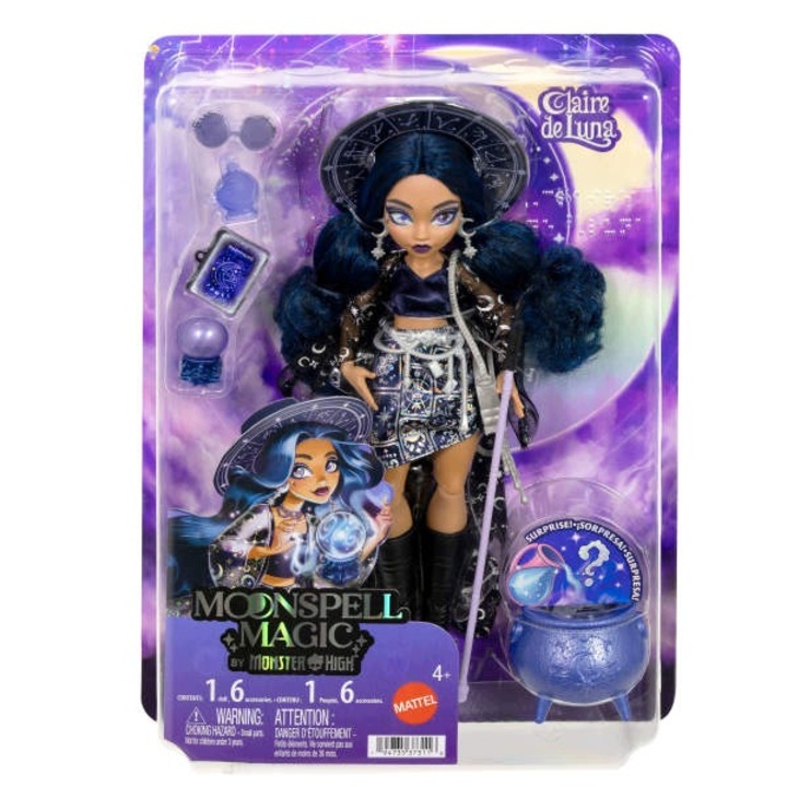 Papusa Monster High Claire de Luna Magic, 30x10x5cm