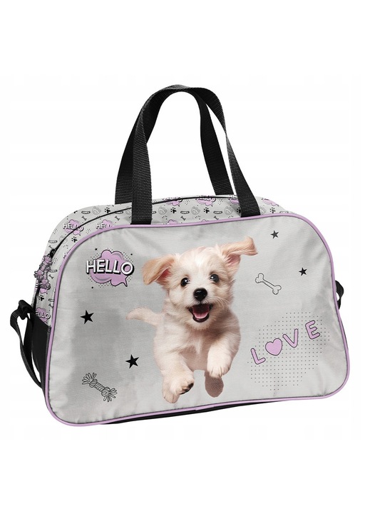 Спортна чанта Paso PP26SZ-074 за момичета, розова, 30x15x20см