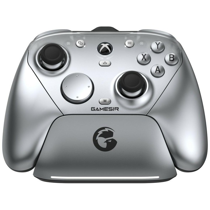 Контролер GameSir G7 Pro за XBOX Series X / S / PC / Android, Безжичен / Bluetooth 5.3 / С кабел, 1200mAh, USB-C, Сребрист