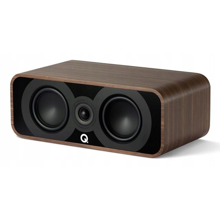 Boxa centrala Q Acoustics QA 5090, 2 medii, Santos Rosewood, 16.4x43x24.3cm