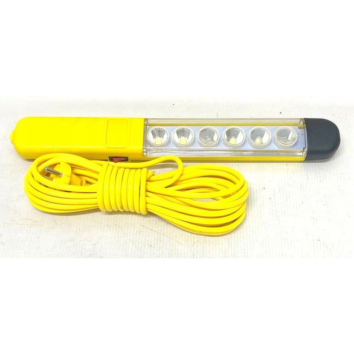 Lanterna LED COB 20W 700lm, acumulatori, 65x50x285mm