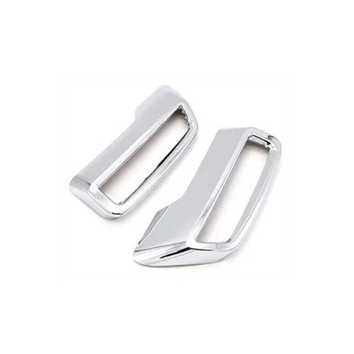 Set 2 deflectoare evacuare plastic cromat pentru Peugeot 3008 5008 2016-2022