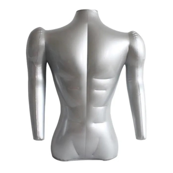 Bust barbat manechin plastic pentru imbracaminte, suport display