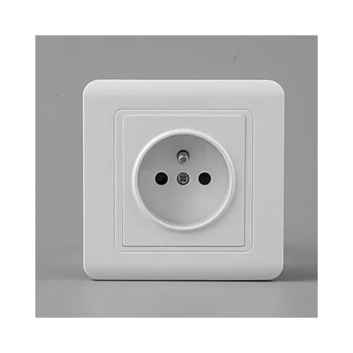 Priza de perete, 2P+E, 16A, 220-250V, alb, PC