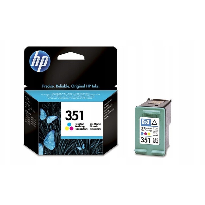 HP 351 tintapatron, háromszínű, 3.5ml, 170 oldal