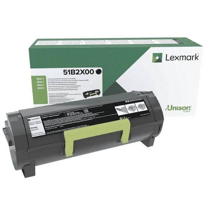 Lexmark 51B2X00 fekete tonerpatron 20000 oldal