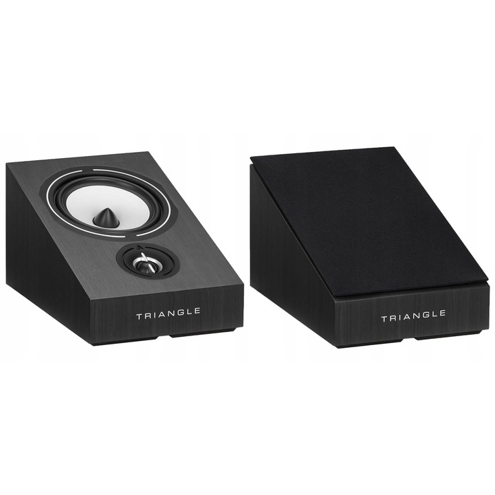 Boxe efect Dolby Atmos Triangle Borea BRA1, negru, 300x206x183mm, set 2 buc