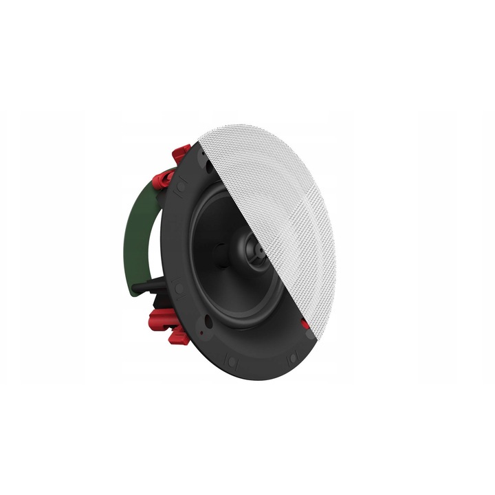 Boxa incorporabila Klipsch DS-160C, negru-alb, 23.3x23.3x11.3cm, 6.5" woofer, 1" tweeter