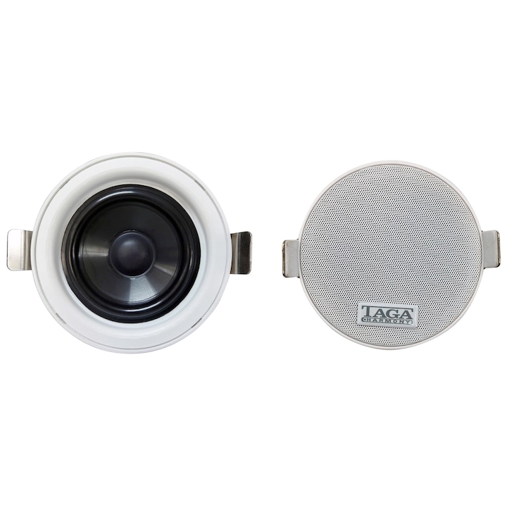 Boxe tavan Taga Harmony TCW-80R set, 30W, alb, 10x5.2cm