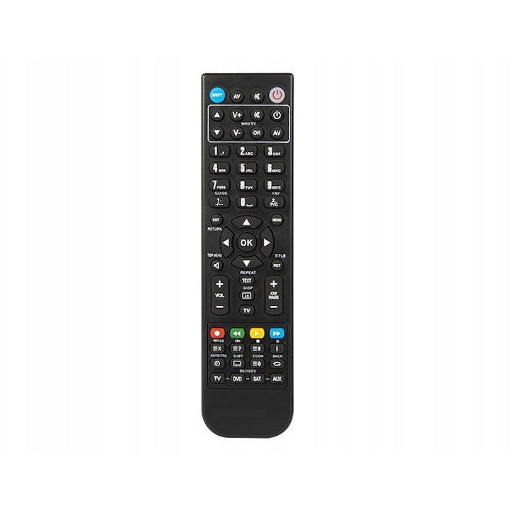 Telecomanda pentru Aiwa CX-LFA500 CX-LFA600 CX-LEM300 XR-FA600 XR-EM200, negru